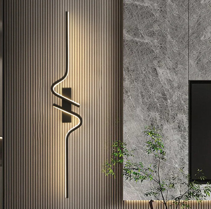 Contemporary Black Minimalist Wall Lamp – Stylish Home Lighting