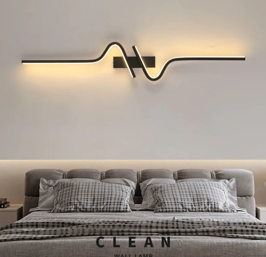 Contemporary Black Minimalist Wall Lamp – Stylish Home Lighting